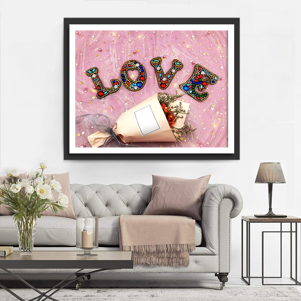 Valentine's Day Bouquet Diamond Painting