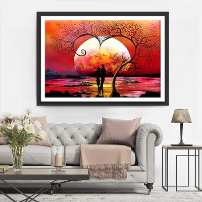 Loving Couple under the Sun 5D DIY Diamond Painting Kits