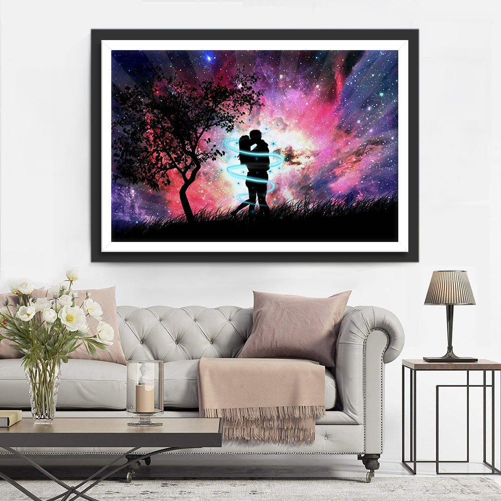 Couple and the Fantasy Sky Diamond Painting