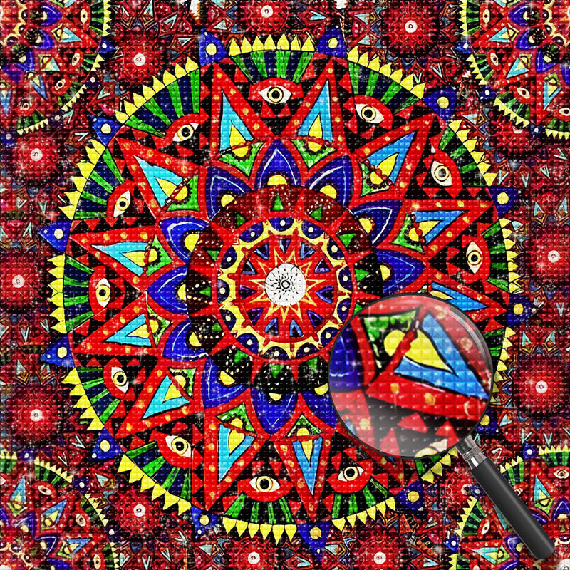 Mandala 5D DIY Diamond Painting Kits MANDALANSQR128