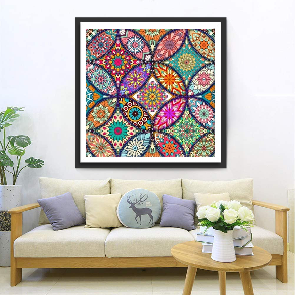 Mandala Kaleidoscopic Diamond Painting