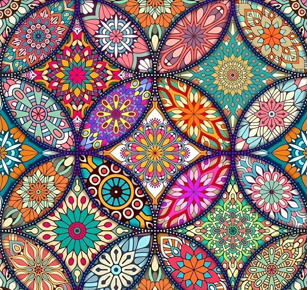 Mandala Kaleidoscopic Diamond Painting