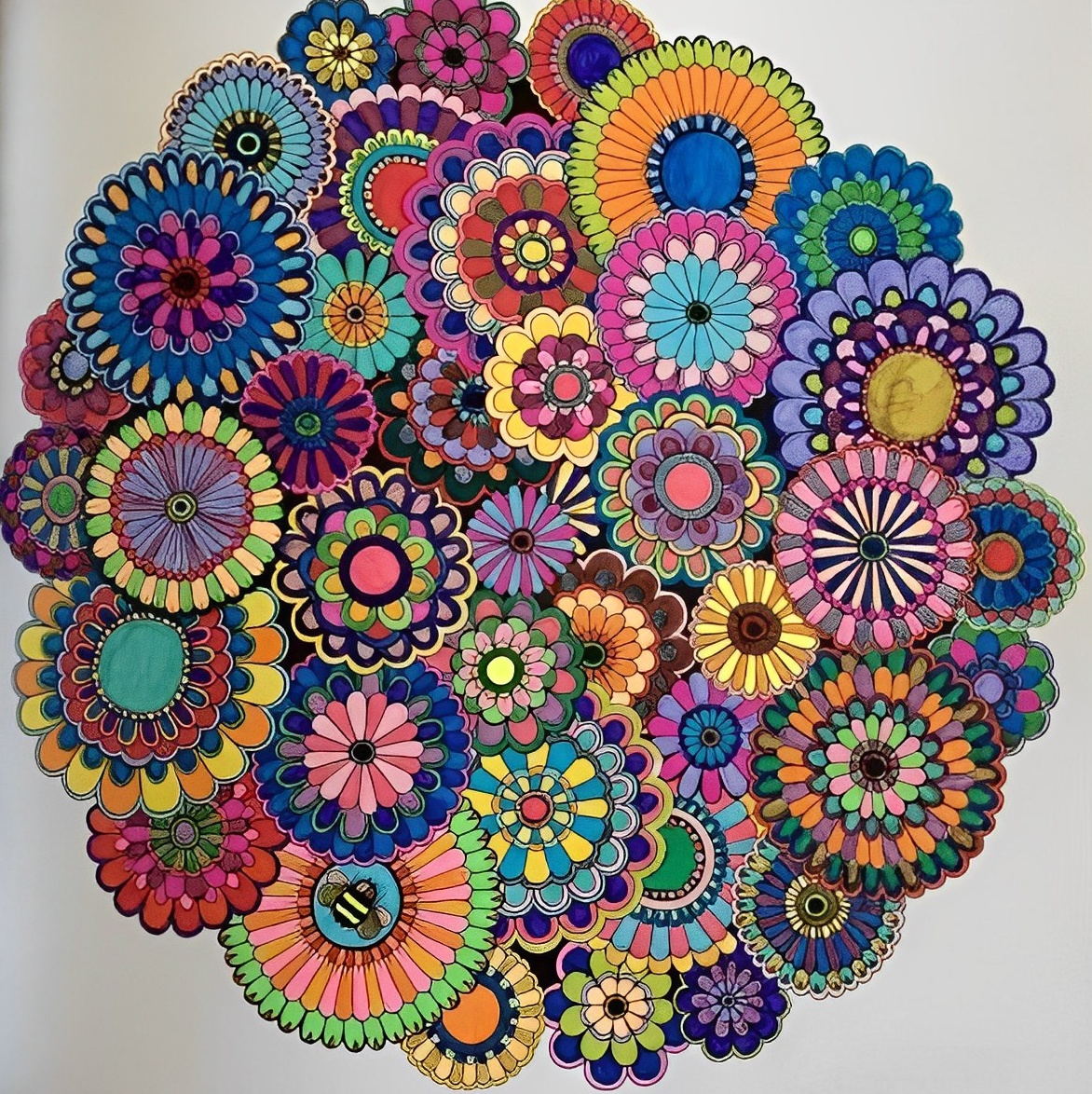 Mandala and Flower Diamond Painting