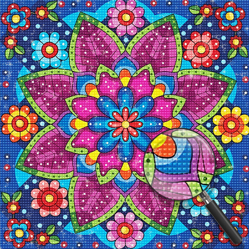 Mandala Drawn Diamond Painting