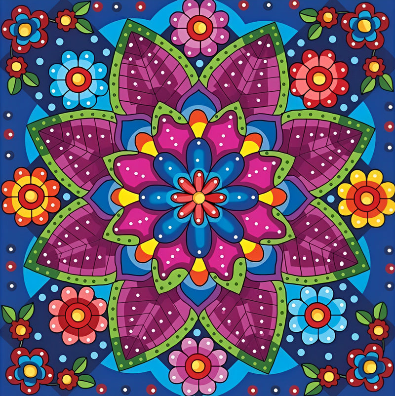 Mandala Drawn Diamond Painting