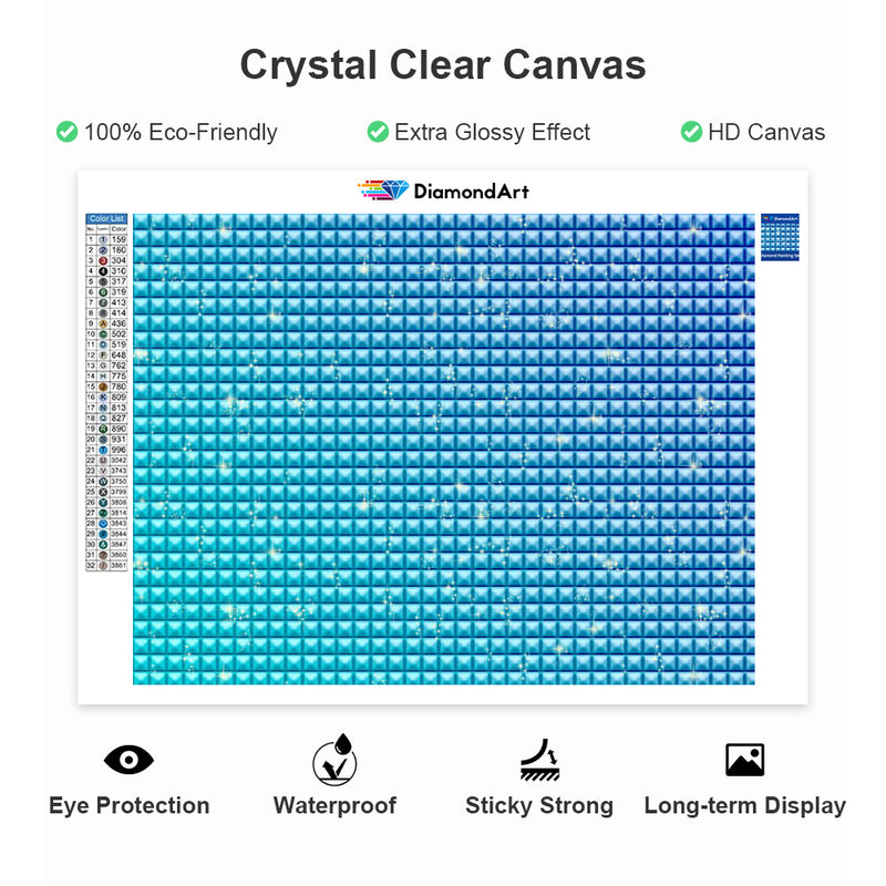 The Observer and the Black Hole Diamond Painting