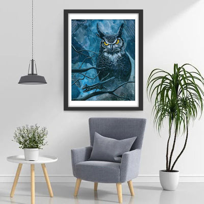 Owl in the Night Diamond Painting