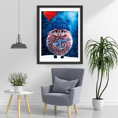 Winter Owl 5D DIY Diamond Painting Kits