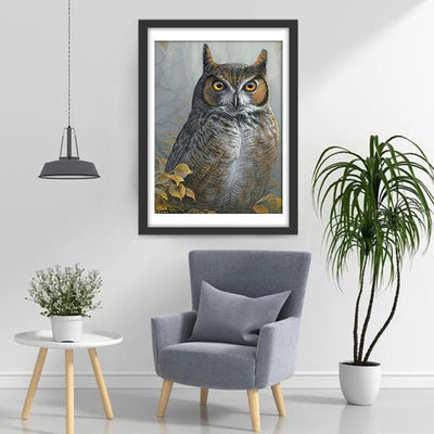 Owl and Leaves 5D DIY Diamond Painting Kits