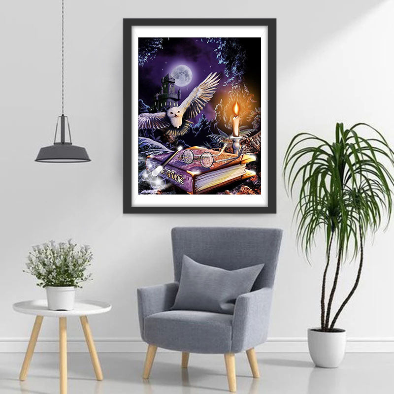 Owl and Witchcraft Diamond Painting