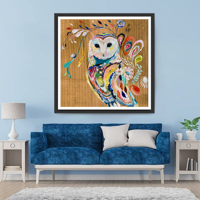 Owl Style Oil Painting Diamond Painting