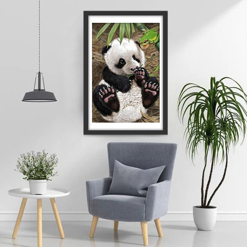 Panda and Frog Diamond Painting