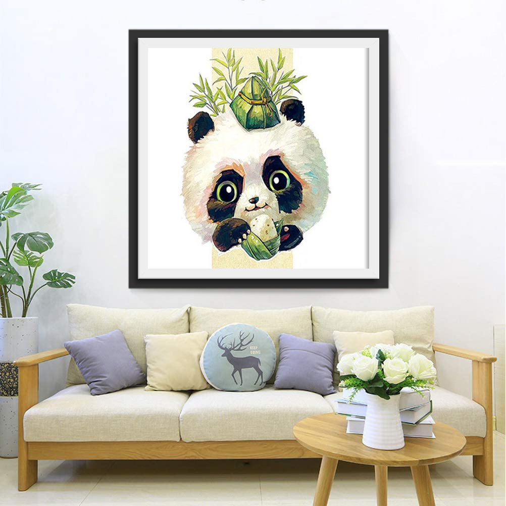 Panda and Zongzis Diamond Painting