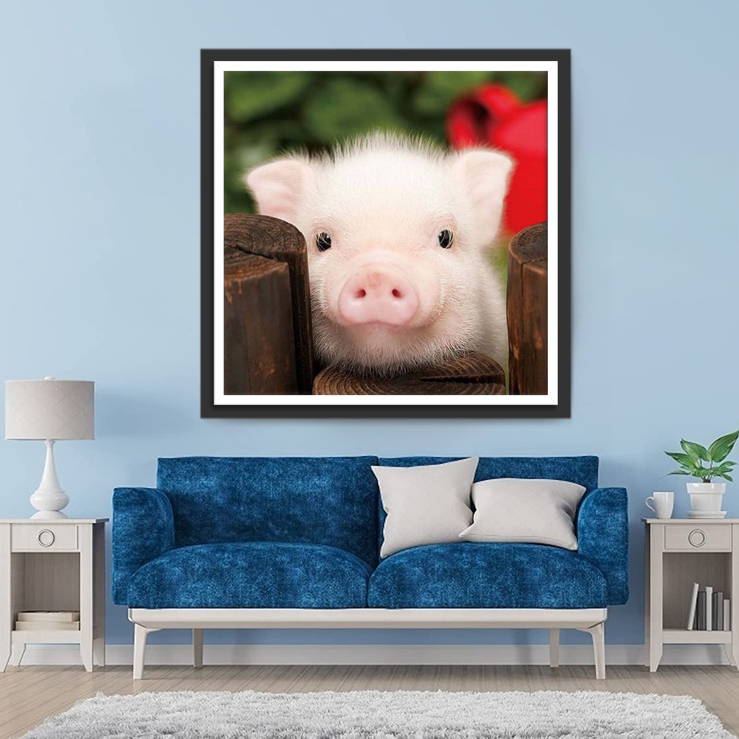Cute Little Pig Diamond Painting
