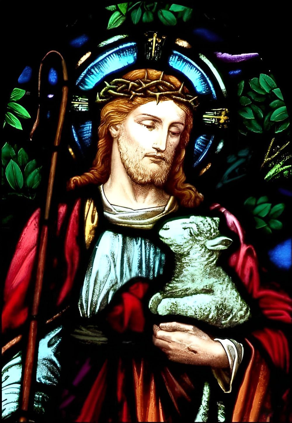 Jesus Holding a Lamb Diamond Painting