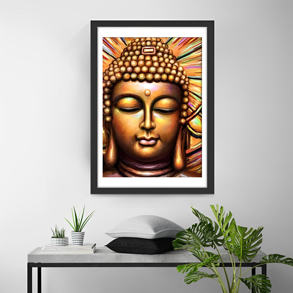 Multicolor Buddha Statue Diamond Painting