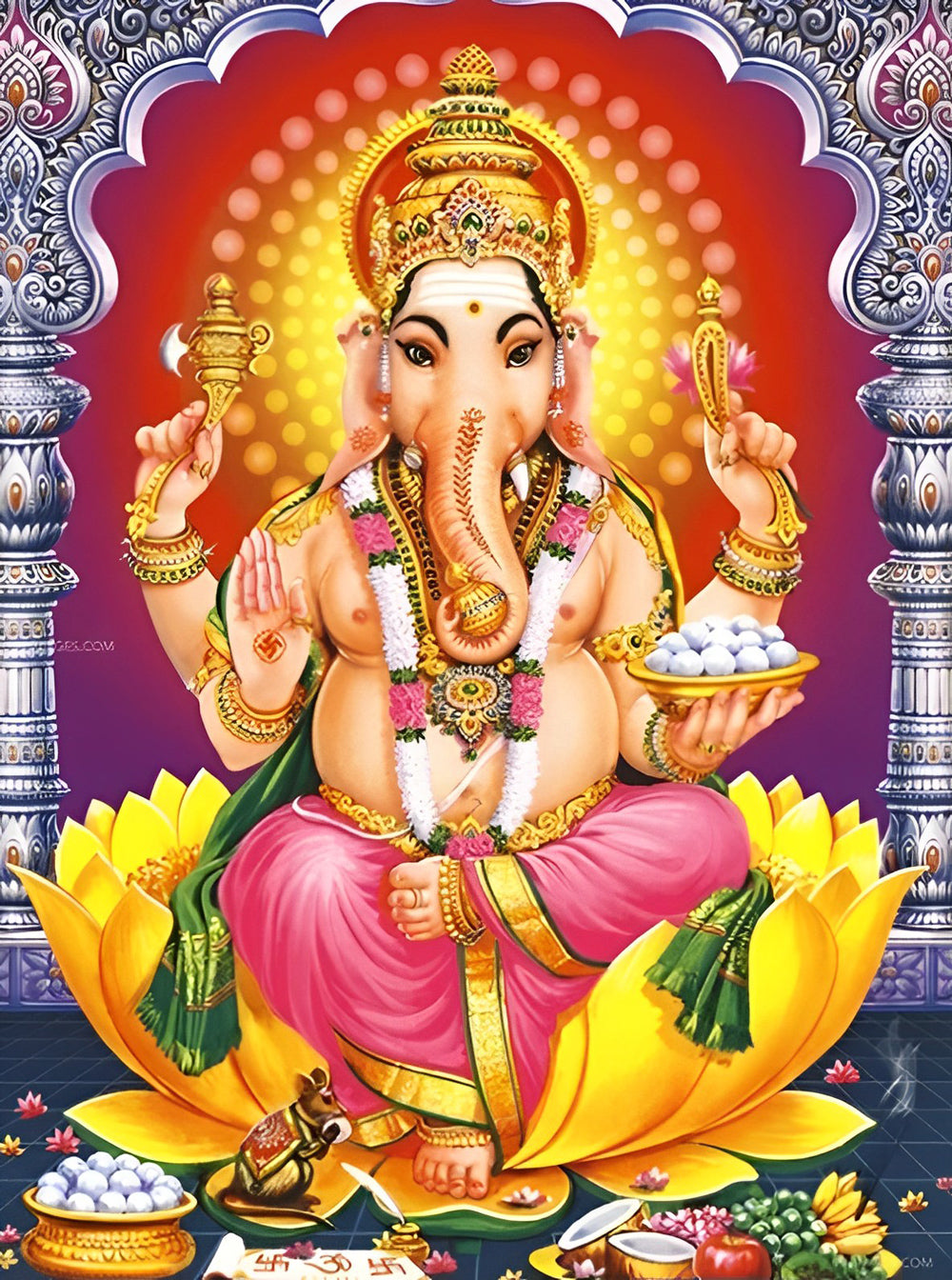 Ganesh in Hinduism Diamond Painting