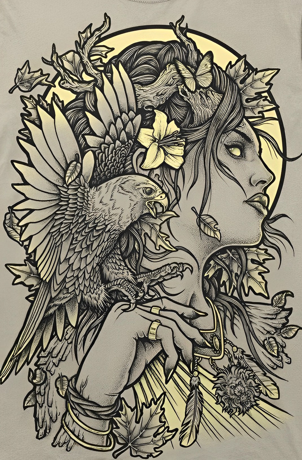 Girl in Sketch Diamond Painting