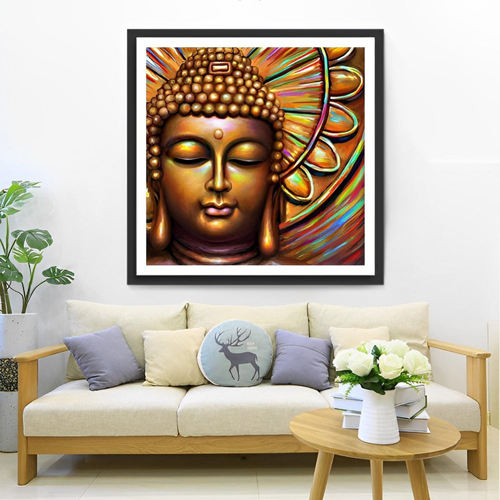 Multicolor Buddha Statue Diamond Painting