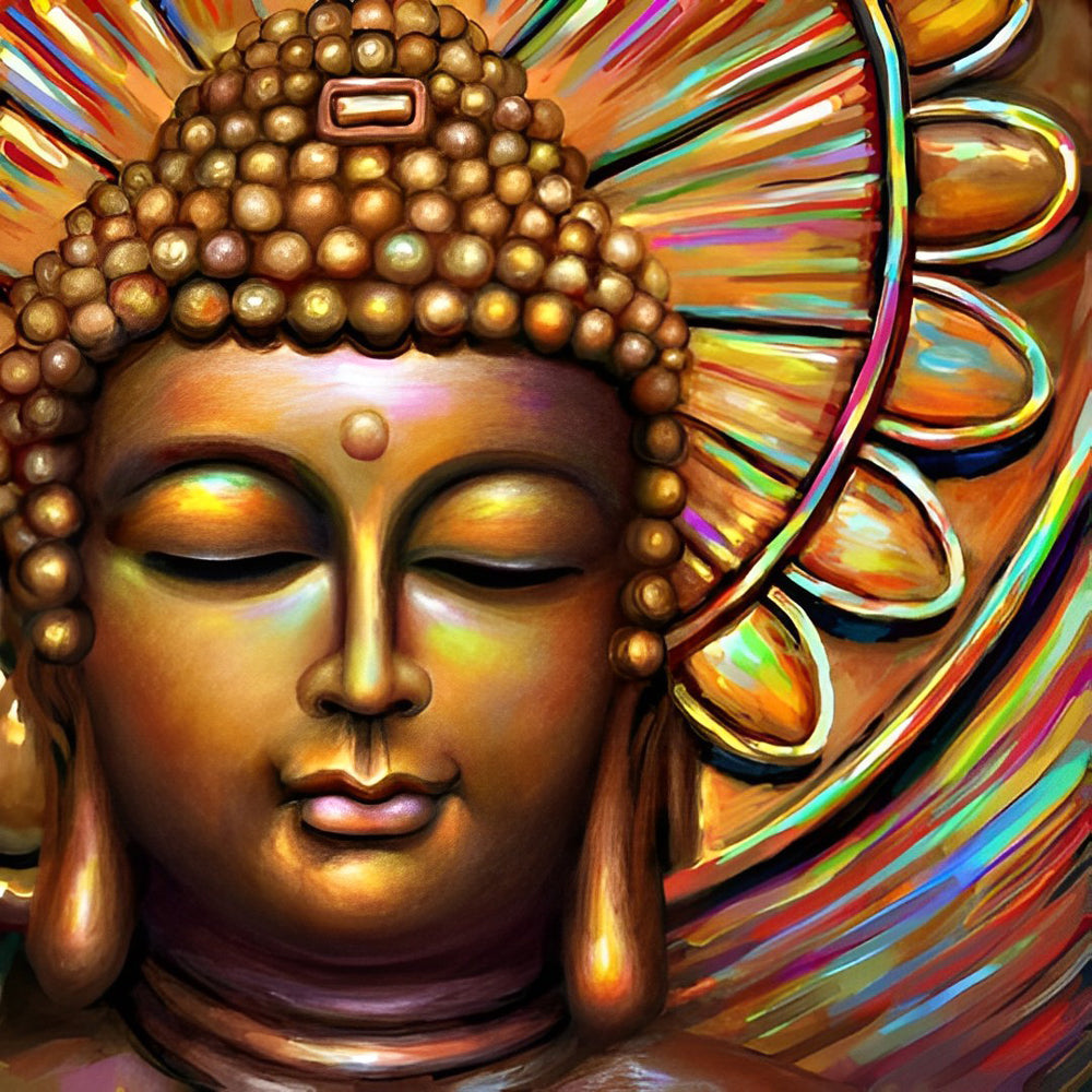 Multicolor Buddha Statue Diamond Painting