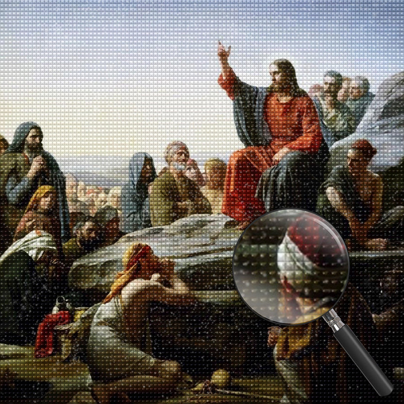 Jesus and the Believers Diamond Painting