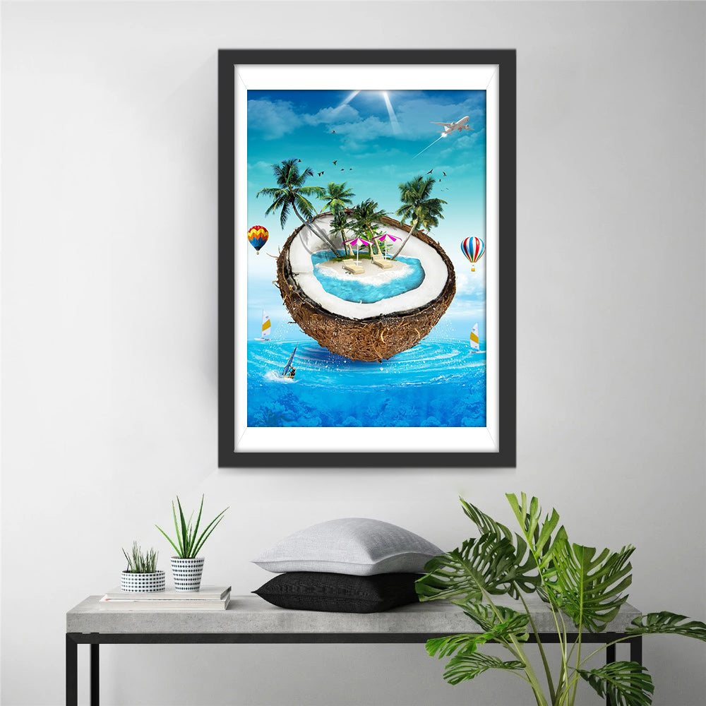 Beach in a Coco Diamond Painting