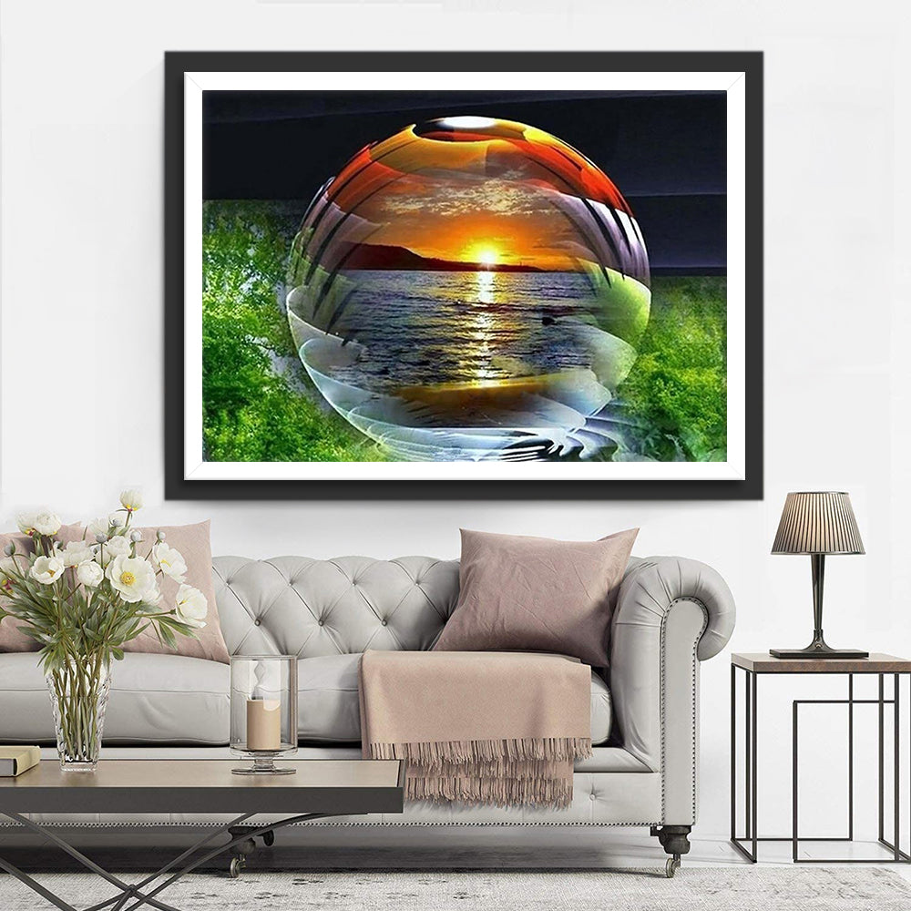 The Drop of Water and the Ocean Diamond Painting