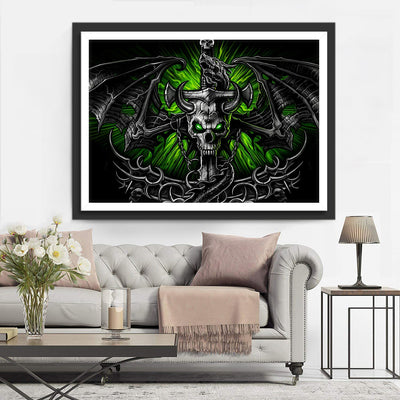 Skull and Wings of the Demon 5D DIY Diamond Painting Kits