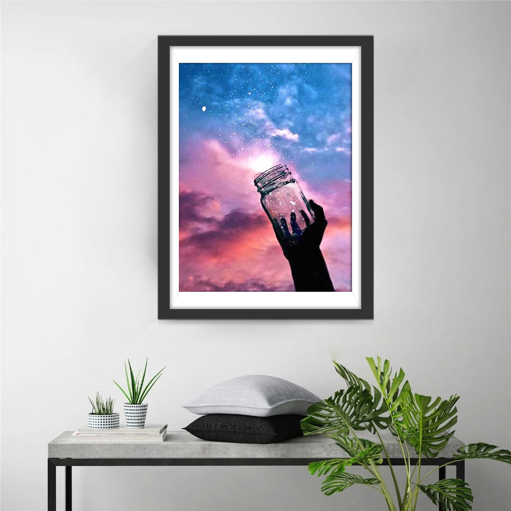 Fireflies Released Diamond Painting