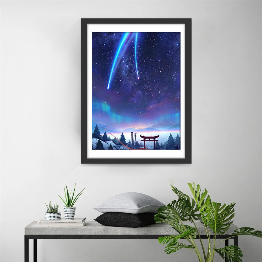 Shooting Stars and Jinja Diamond Painting