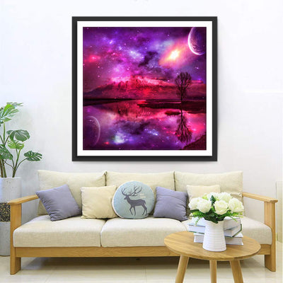 Fantasy Starry Sky and Moon Diamond Painting