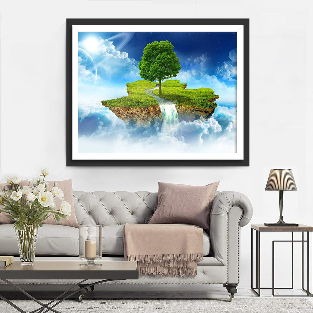 Island in the Air Diamond Painting