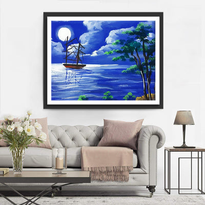 Cloudy Blue Sky Diamond Painting