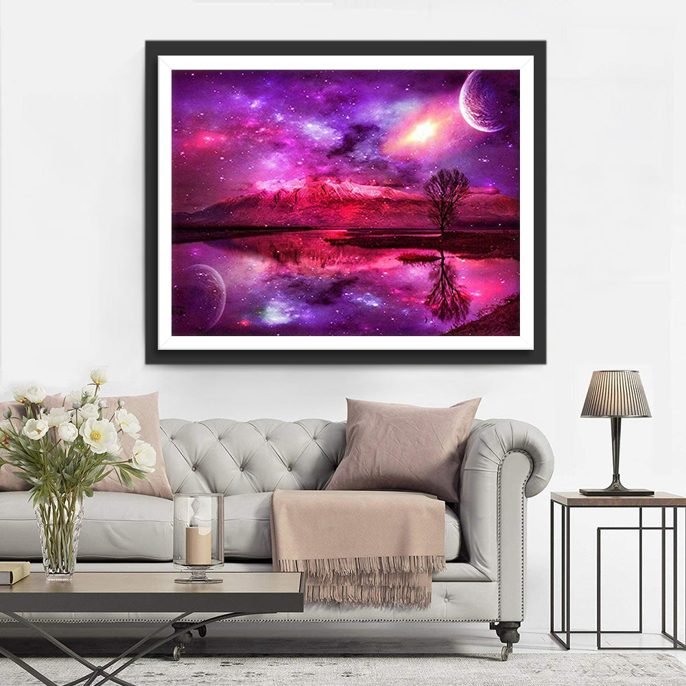 Fantastic Sky and Lake Diamond Painting