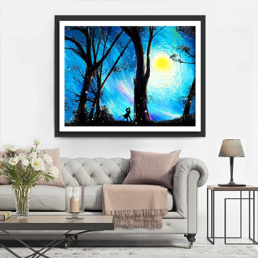 Couple and Starry Sky Diamond Painting