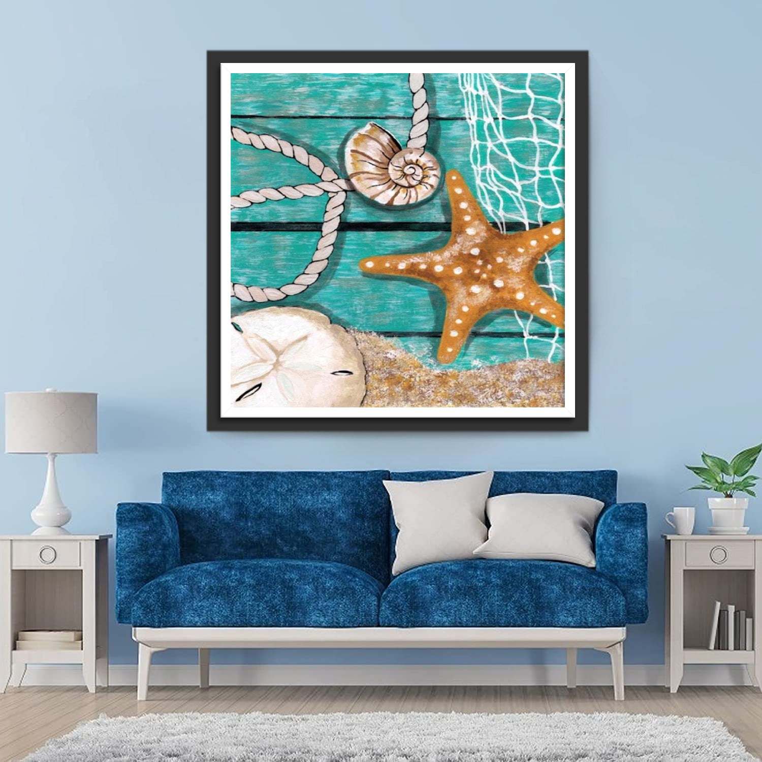 Starfish and Network Diamond Painting