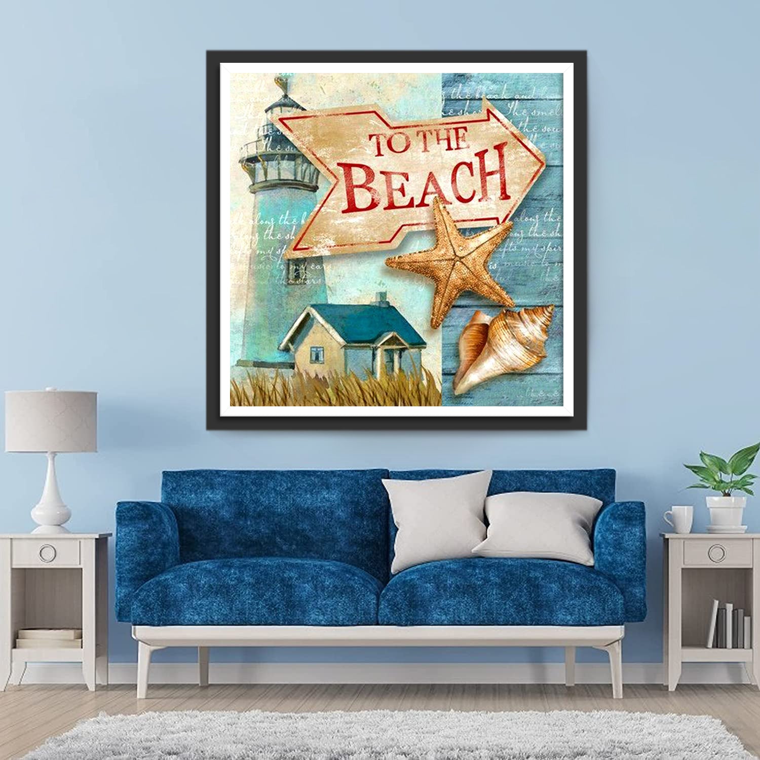 Starfish and Conch Diamond Painting