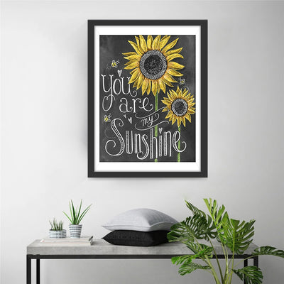 Sunflowers You Are My Sunshine 5D DIY Diamond Painting Kits
