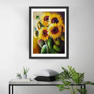 A Bouquet of Sunflowers 5D DIY Diamond Painting Kits