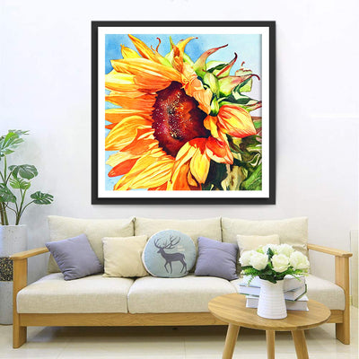 Beautiful Drawn Sunflower 5D DIY Diamond Painting Kits