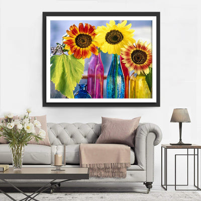 Drawn Sunflowers 5D DIY Diamond Painting Kits