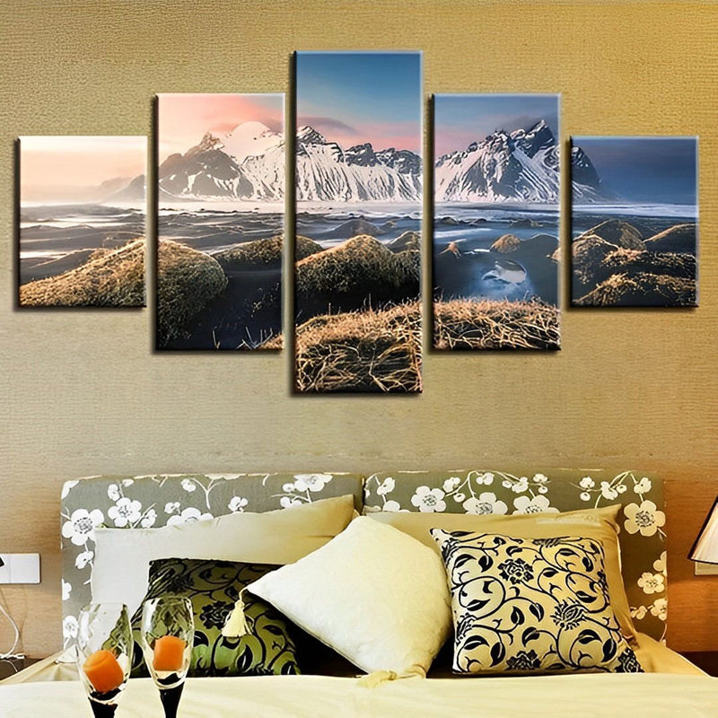 Forest and Snowy Mountains 5 Pack 5D DIY Diamond Painting Kits
