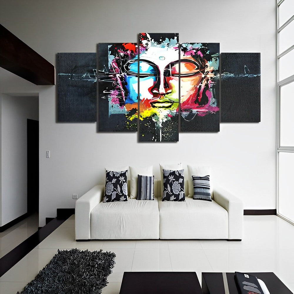 Buddhist Watercolor Painting 5 Pack Diamond Painting