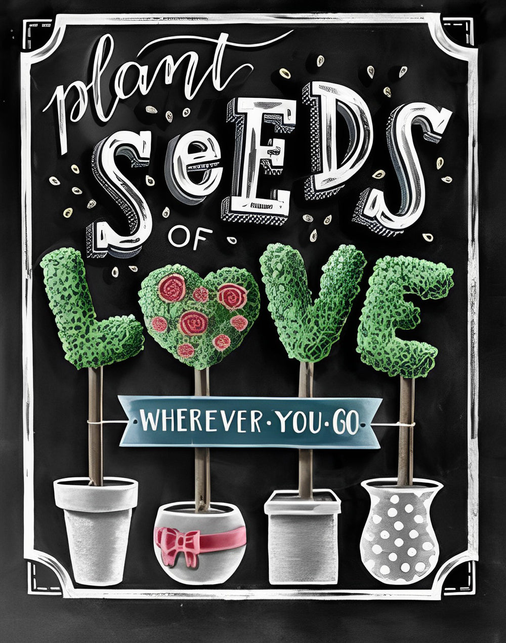 Text Love Diamond Painting