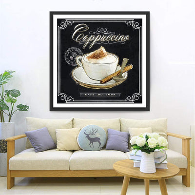 Cinnamon Coffee cappuccino 5D DIY Diamond Painting Kits