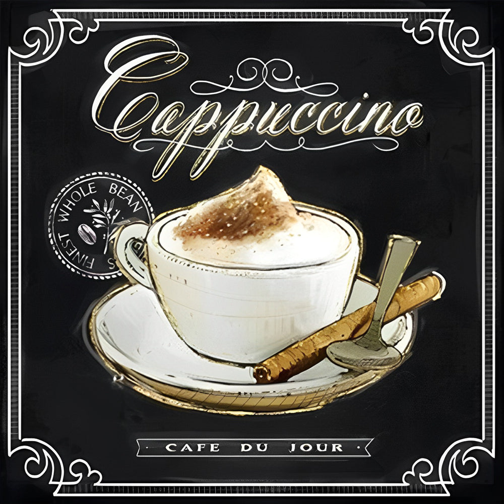 Cinnamon Coffee cappuccino Diamond Painting