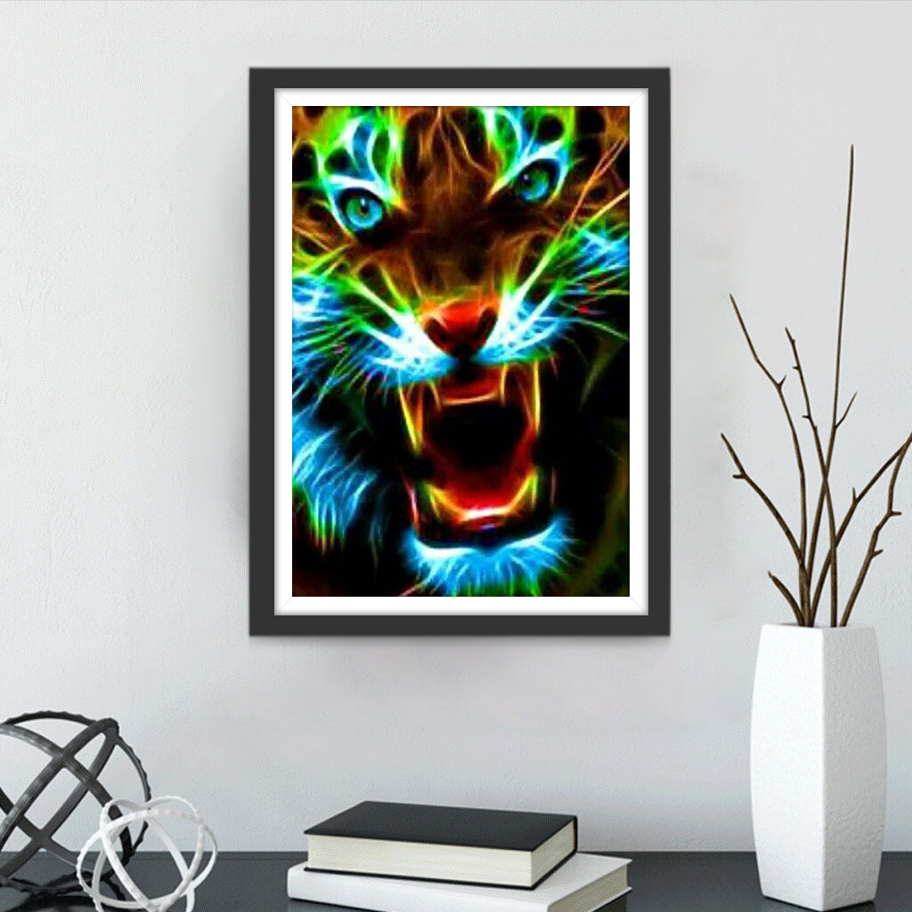 Colorful Tiger Diamond Painting