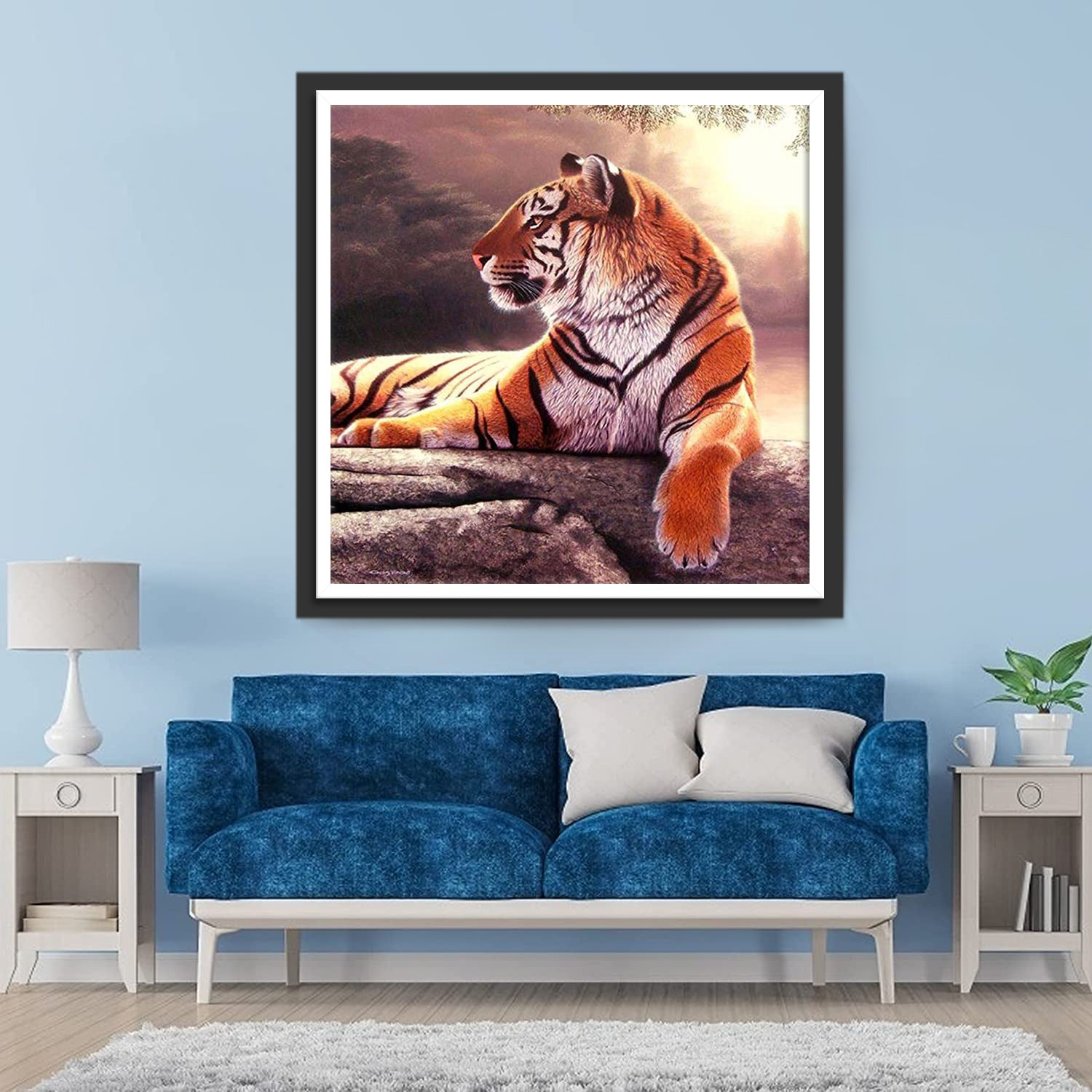 Elegant Bengal Tiger Diamond Painting