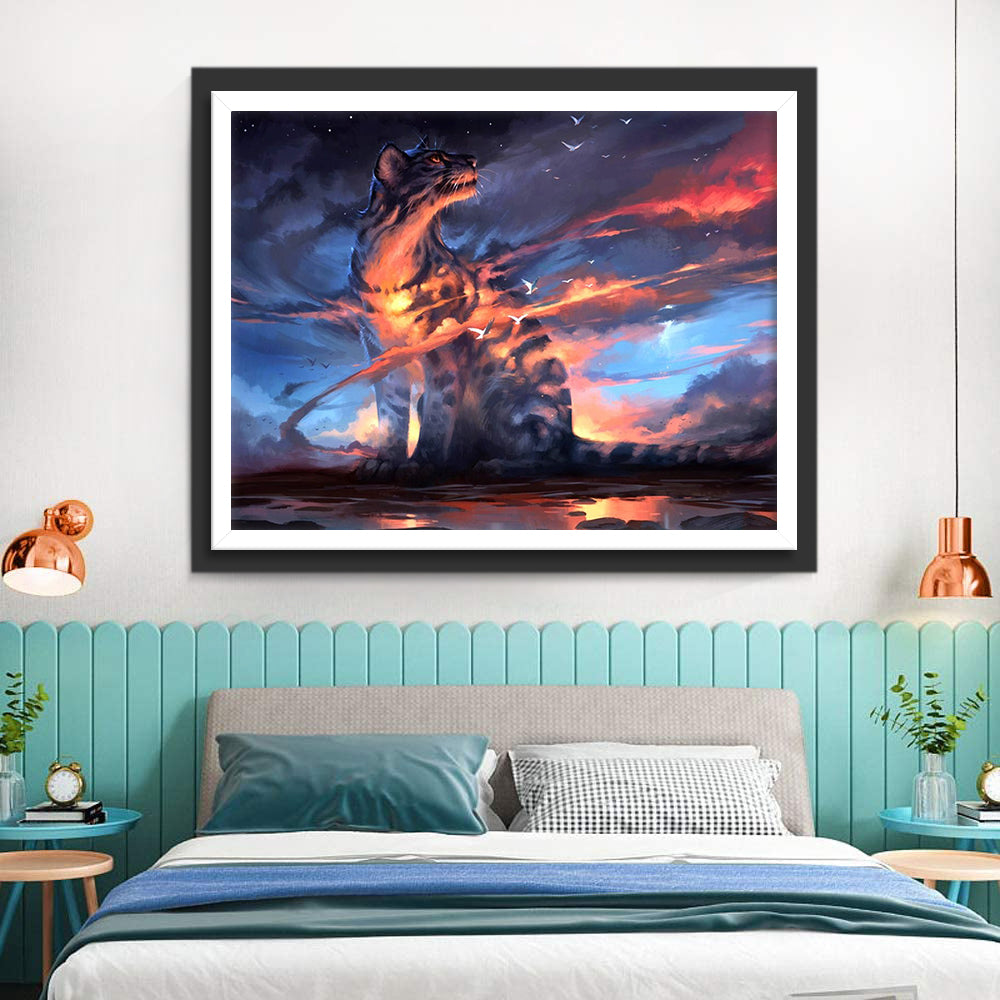 Fantastic Tiger and Sky Diamond Painting
