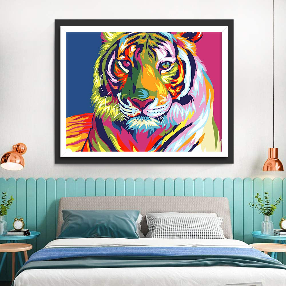 Bengal Tiger Serious Diamond Painting